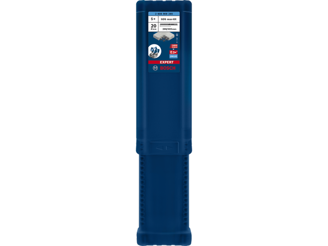 5-delni komplet udarnih svedrov Bosch EXPERT SDS max-8X, Dimenzije: 20x200x320mm, 2608900265